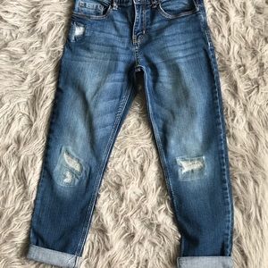Boyfriend cropped jean for kids!